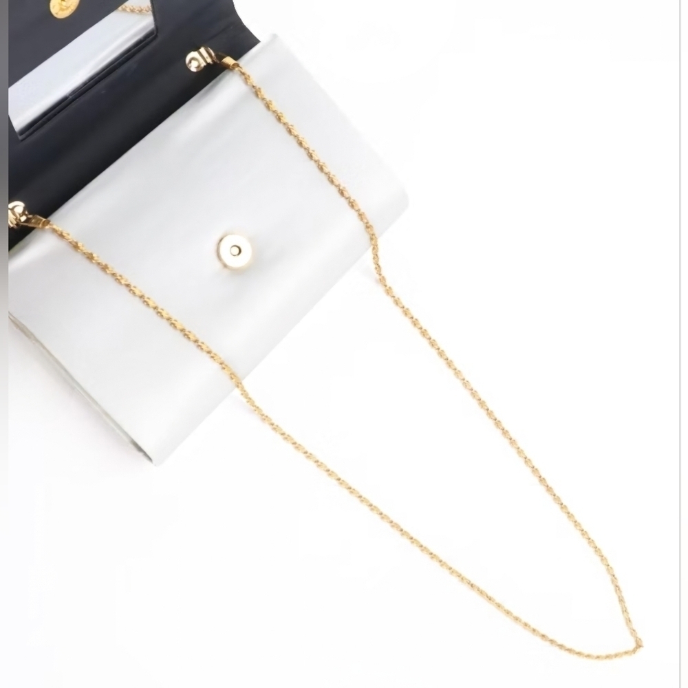Maison Pourchet | Paris Convertible Vintage Evening Silk Clutch | Silver | - Picture 7 of 16